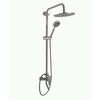 Фото Смеситель + стойка душевая "тропический душ" ,с двумя лейками из нержавеющей стал 9240 МАГНУС. Интернет-магазин Vseinet.ru Пенза