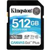 Фото Флеш карта microSDXC 512Gb Class10 Kingston SDG3/512GB CanvSelect Plus + adapter. Интернет-магазин Vseinet.ru Пенза