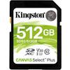 Фото Флеш карта SDHC 512Gb Class10 Kingston SDS2/512GB Canvas Select Plus w/o adapter. Интернет-магазин Vseinet.ru Пенза