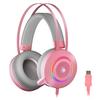 Фото Наушники с микрофоном A4 Bloody G521 розовый 2.3м мониторные USB оголовье (G521 ( PINK )). Интернет-магазин Vseinet.ru Пенза