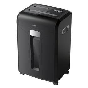 Фото Шредер Deli E14400 черный (секр.P-4)/фрагменты/16лист./31лтр./скрепки/скобы/пл.карты/CD. Интернет-магазин Vseinet.ru Пенза