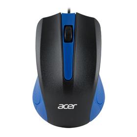 Фото Мышь Acer OMW011 черный/синий оптическая (1200dpi) USB (3but). Интернет-магазин Vseinet.ru Пенза