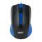 Фото № 0 Мышь Acer OMW011 черный/синий оптическая (1200dpi) USB (3but)