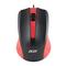 Фото № 0 Мышь Acer OMW012 черный/красный оптическая (1200dpi) USB (3but)