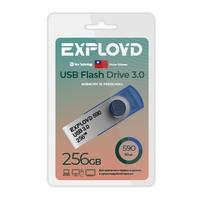 Фото EXPLOYD EX-256GB-590-Blue USB 3.0. Интернет-магазин Vseinet.ru Пенза