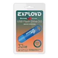 Фото EXPLOYD EX-32GB-600-Blue USB 3.0. Интернет-магазин Vseinet.ru Пенза