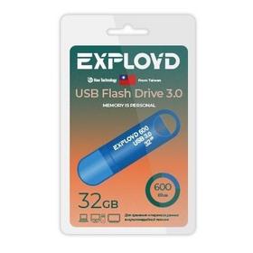 Фото EXPLOYD EX-32GB-600-Blue USB 3.0. Интернет-магазин Vseinet.ru Пенза