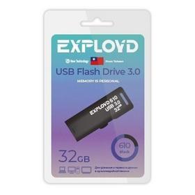 Фото EXPLOYD EX-32GB-610-Black USB 3.0. Интернет-магазин Vseinet.ru Пенза