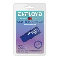 Фото EXPLOYD EX-32GB-610-Blue USB 3.0. Интернет-магазин Vseinet.ru Пенза