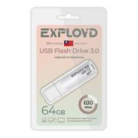 Фото EXPLOYD EX-64GB-630-White USB 3.0. Интернет-магазин Vseinet.ru Пенза