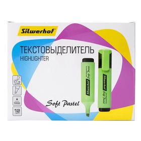 Фото Текстовыделитель Silwerhof Soft Pastel 108133-22 скошенный пиш. наконечник 1-5мм мятный коробка. Интернет-магазин Vseinet.ru Пенза