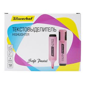 Фото Текстовыделитель Silwerhof Soft Pastel 108133-26 скошенный пиш. наконечник 1-5мм розовый пастельный. Интернет-магазин Vseinet.ru Пенза