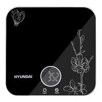 Фото Весы кухонные Hyundai HYS-KG421, черные. Интернет-магазин Vseinet.ru Пенза