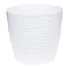 Фото Кашпо ДЮНА D180мм 3л с поддоном Белый М3069. Интернет-магазин Vseinet.ru Пенза