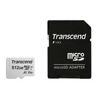 Фото Флеш карта microSDXC 512Gb Class10 Transcend TS512GUSD300S-A + adapter. Интернет-магазин Vseinet.ru Пенза