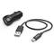 Фото № 2 Комплект зар./устр. Hama H-183246 2.4A универсальное кабель microUSB черный (00183246)