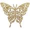 Фото № 0 Набор украшений "Бабочки" (6шт) 11см, цвет: золото арт.005633
