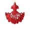 Фото № 1 Новогоднее подвесное елочное украшение Красное платье из полипропилена / 14,5*13см арт.75071