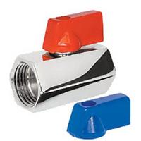 Фото Кран шаровой МИНИ 1/2 г/г (кр. и син.ручки) PF351. Интернет-магазин Vseinet.ru Пенза