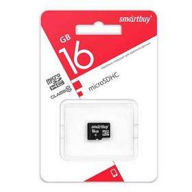 Фото SMARTBUY MicroSDHC 16GB Сlass10 LE. Интернет-магазин Vseinet.ru Пенза