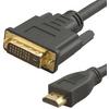 Фото Кабель аудио-видео Lazco WH-141, HDMI (m) - DVI-D(m) , 20м, GOLD черный [wh-141(20m)]. Интернет-магазин Vseinet.ru Пенза