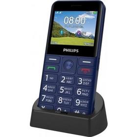 Фото Мобильный телефон Philips E207 Xenium синий моноблок 2.31" 240x320 Nucleus 0.08Mpix GSM900/1800 FM. Интернет-магазин Vseinet.ru Пенза