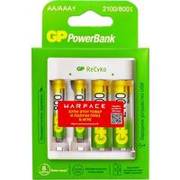 Фото Аккумулятор GP + зарядное устройство GP PowerBank Е411 AA и ААА, Ni-MH, 2700 mAh, 1.2 V. Интернет-магазин Vseinet.ru Пенза