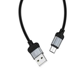 Фото Кабель Borofone BX28 "Dignity" USB 2.0 (am) - microUSB (bm), 1 м, черный с серым. Интернет-магазин Vseinet.ru Пенза