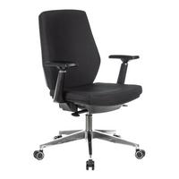 Фото Кресло Бюрократ CH-545/LUX черный 38-418 крестовина алюминий. Интернет-магазин Vseinet.ru Пенза