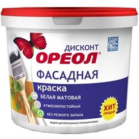 Ореол ВДАК для фасадов атмосферостойкая матовая "ДИСКОНТ" 25 кг.. Интернет-магазин Vseinet.ru Пенза