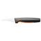 Фото № 10 Нож кухонный Fiskars 1057546 стальной для масла/сыра лезв.80мм прямая заточка черный/оранжевый блистер