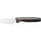 Фото № 12 Нож кухонный Fiskars 1057546 стальной для масла/сыра лезв.80мм прямая заточка черный/оранжевый блистер