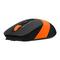 Фото № 0 Мышь A4TECH Fstyler FM10, оптическая, проводная, USB, черный и оранжевый [fm10 orange]