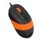 Фото № 2 Мышь A4TECH Fstyler FM10, оптическая, проводная, USB, черный и оранжевый [fm10 orange]