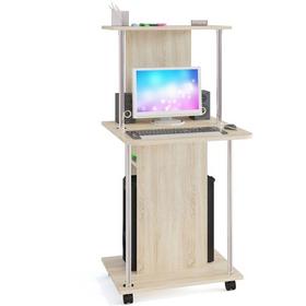 Фото Стол компьютерный СОКОЛ КСТ-12, ЛДСП, дуб сонома. Интернет-магазин Vseinet.ru Пенза