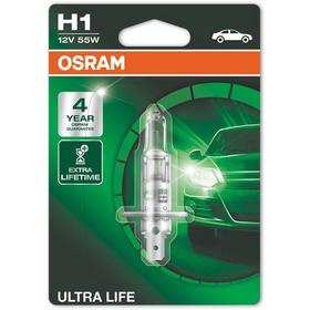 Лампа автомобильная галогенная OSRAM 64150ULT-01B, H1, 12В, 55Вт, 1шт. Интернет-магазин Vseinet.ru Пенза Фото Лампа автомобильная галогенная OSRAM 64150ULT-01B, H1, 12В, 55Вт, 1шт. Интернет-магазин Vseinet.ru Пенза