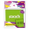 Фото Блок самоклеящийся бумажный Stick`n 27097 76x76мм 45лист. зеленый неон 1цв.в упак. усиленный клей. Интернет-магазин Vseinet.ru Пенза