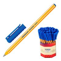 Фото Ручка шариковая Pensan OFFICEPEN 1010 (1010/60BLUE) 1мм игловидный пиш. наконечник желтый синие черн. Интернет-магазин Vseinet.ru Пенза