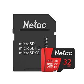 Фото 32Gb - Netac P500 Extreme Pro MicroSDHC Class 10 A1 V10 NT02P500PRO-032G-R с переходником под SD (Оригинальная!). Интернет-магазин Vseinet.ru Пенза