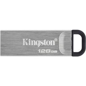 Фото Флешка USB KINGSTON DataTraveler Kyson 128ГБ, USB3.1, серебристый и черный [dtkn/128gb]. Интернет-магазин Vseinet.ru Пенза