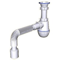 Сифон АНИ 1 1/2 "* 40 с гибкой трубой 40 х 50 (С0110). Интернет-магазин Vseinet.ru Пенза