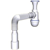 Сифон АНИ 1 1/4 "* 40 с гибкой трубой 40*40 х 50 (С2015). Интернет-магазин Vseinet.ru Пенза