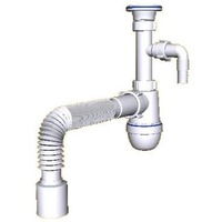 Сифон АНИ 1 1/4 "* 40 с отводом ст. м с г/тр (С1310). Интернет-магазин Vseinet.ru Пенза