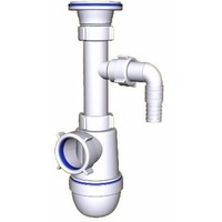 Сифон АНИ 1 1/4 "* 40 с отводом стир. машины (С1300). Интернет-магазин Vseinet.ru Пенза