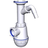 Сифон АНИ ГРОТ 1 1/2 "* 40 с отводом ст.машины (А2000). Интернет-магазин Vseinet.ru Пенза