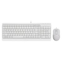 Фото Клавиатура + мышь A4Tech Fstyler F1512 клав:белый мышь:белый USB. Интернет-магазин Vseinet.ru Пенза