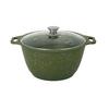 Фото Кастрюля 4л со стеклянной крышкой, АП линия "Trendy stryle" (malachite) "Kukmara" к41tsml. Интернет-магазин Vseinet.ru Пенза