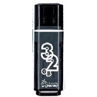 Фото Флешка SmartBuy Glossy, 32Гб, черная. Интернет-магазин Vseinet.ru Пенза