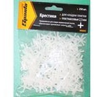 Крестики, 2,5мм, для кладки плитки, 250шт. SPARTA 880695. Интернет-магазин Vseinet.ru Пенза