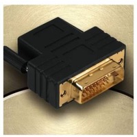 Адаптер Hama Compact DVI-D-HDMI(f) Dual Link 3зв позолоченные контакты черный. Интернет-магазин Vseinet.ru Пенза